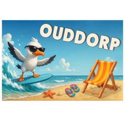 Magneet Surfmeeuw Ouddorp