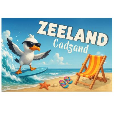 Magneet Surfmeeuw Cadzand