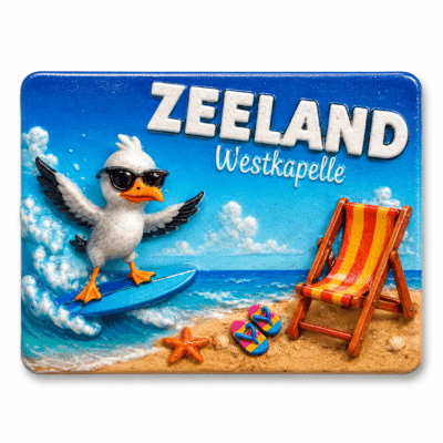 Magneet Surfmeeuw Westkapelle