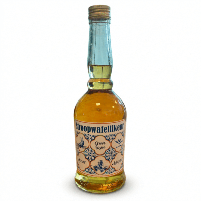 Stroopwafellikeur 22% Krophals 50 cl etiket