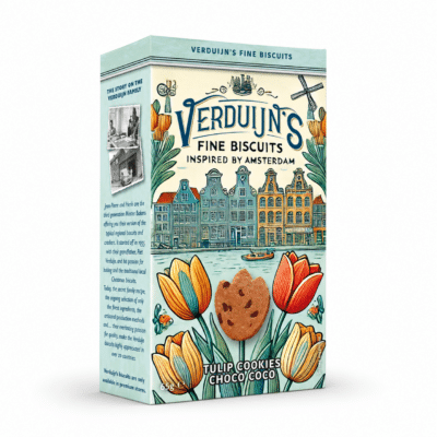 Tulp koekjes Chocolade met kokos